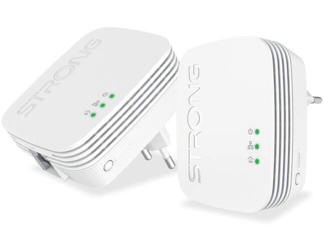 Adaptador PLC Strong Powerline 600 - Kit Mini