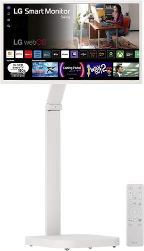 Smart Monitor LG 32" 32SR50WF-F.EEU Swing - FullHD, webOS 23, peana flexible y mando Magic Pointer