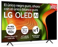 TV LG 65" OLED 65B56LA - 4K Ultra HD, Alfa8, WebOS 25, 120 Hz, 20 W RMS, HDR10