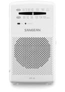 Radio portatil Sangean SR-35 Blanco - FM/AM, Auriculares, Correa, Antena telesc&oacute;pica
