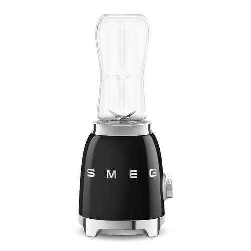 Batidora Vaso Smeg PBF01BLEU 50´Style - 300 W, 2 Velocidades, Negro