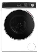 Lavadora Sharp ESNFL914CWNA - 9Kg, Clase A, 1400rpm, Temporizador, Motor Inverter, Display, Blanca
