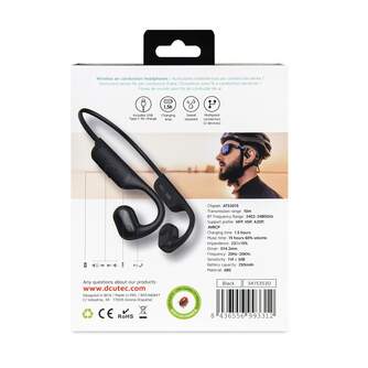 AURICULARES DCU OPEN EAR CONDUCCION AEREA NEGROS