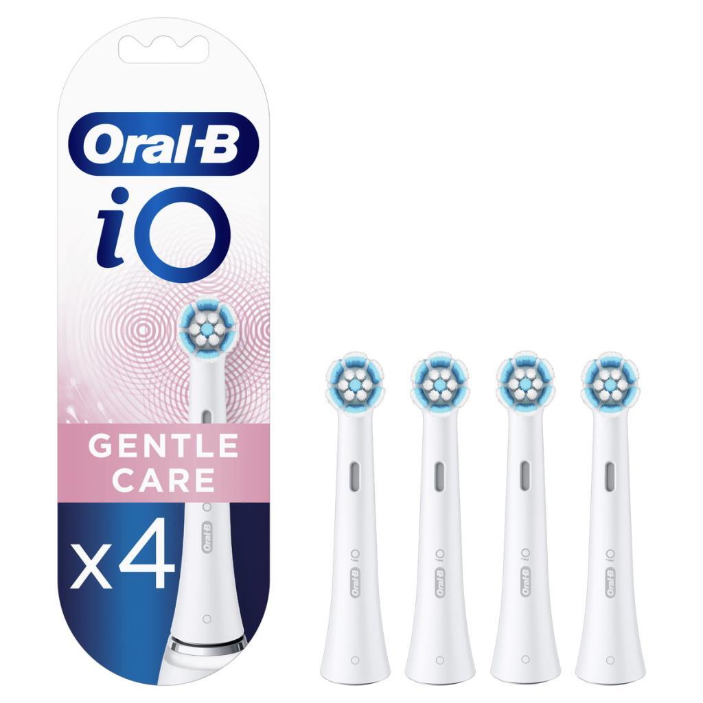 Recambio Dental Oral-B iO Gentle Care White - Pack 4 Unidades,