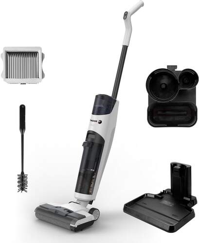 Aspirador seco/mojado Fagor Ares Vortex Duo - 150W, 10 kPa, 70 dB, aspira y friega