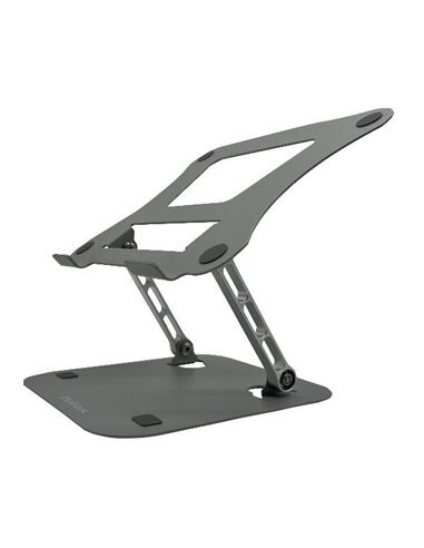 Soporte para portátiles Nilox NXSLF01 - De metal, para portátiles de hasta 15,6", 45º inclinación