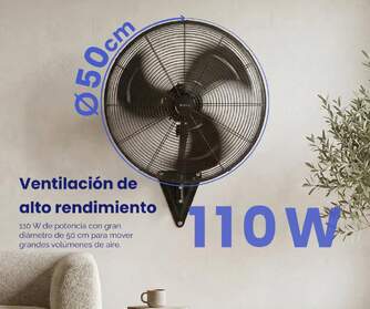 VENTILADOR MURAL ARTICA AVM110W20 110W 50 CM
