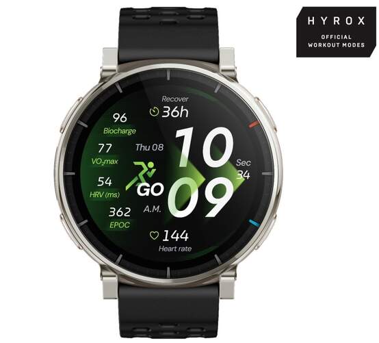 Smartwatch Amazfit Active 3 Premium NFC Apex Silver - 1,3", GPS y mapas offline, 12 d&iacute;as autonom&iacute;a