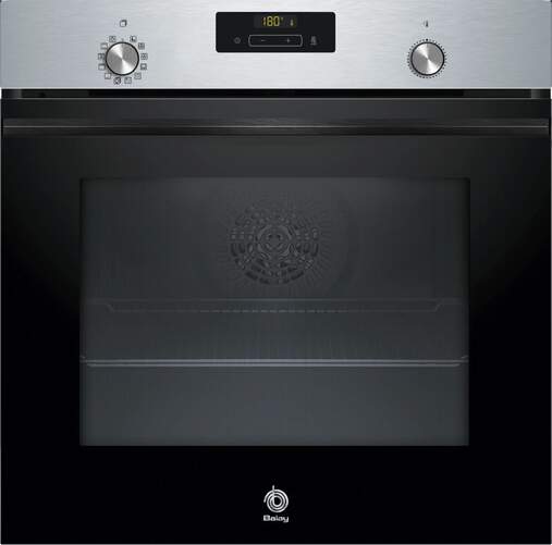 Horno Pirolítico Balay 3HB4841X3 - 71 L, Multifunción, 10 Programas, Inox, Negro