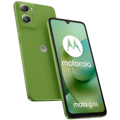 Smartphone Motorola G06 4/256 GB Verde - 6,88", 5200 mAh, Cámara 50 MP con modo Noche