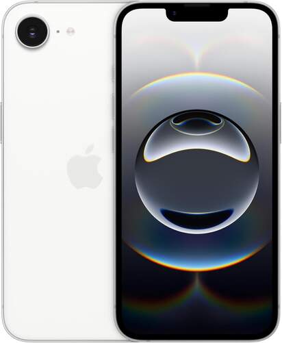 Apple iPhone 16e 128 GB Blanco - Pantalla 6,1" OLED, Chip A18, Cámara Fusion 48 MP, 26 hr autonomía