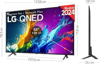 TV LG 55%%%quot; 55QNED80T6A UHD QDOT NANOCELL ALFA5