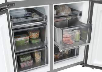 FRI. HAIER HCR79F19CNMD 191x91 4P NF DARK INOX DSP