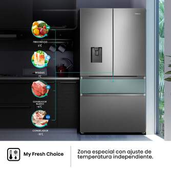 FRI. HISENSE RF749N4SWSE 179x92 FD NF INOX DISP ME