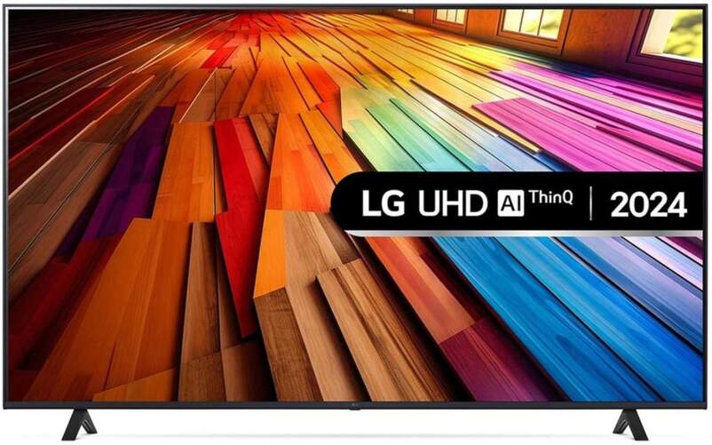 TV LG 75" 75UT80006LA - 4K Ultra HD, WebOS 24 Alfa 5, 20 W, Bluetooth 5.0, 60 Hz, HDR10