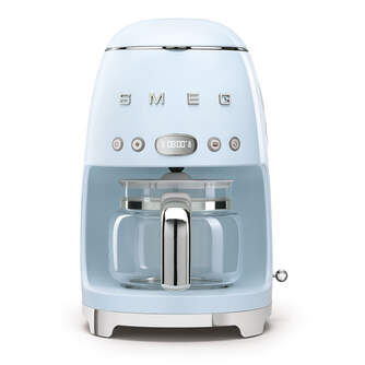 CAFET. SMEG DCF02PBEU GOTEO 1,4L 1050W AZUL PASTEL