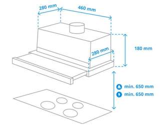 CAMP. SAMSUNG NK24M1030ISUR 60CM 392m3h 61dB
