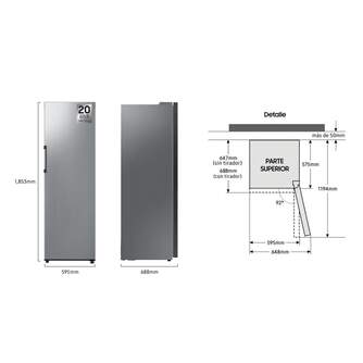 FRI. SAMSUNG RR39A7463S9/EF 185x60 1P NF INOX