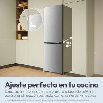 FRICOM. CANDY CNCQ2T6S18DX 185x60 NF INOX KFIT