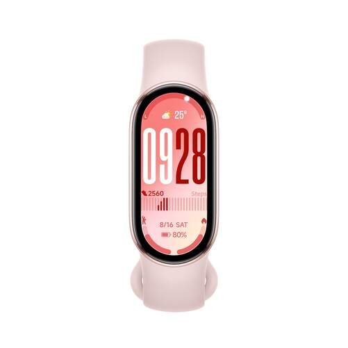 Pulsera Xiaomi Smart Band 10 - Pantalla AMOLED 1,72", cuerpo de metal, 150 modos deportivos, rosa