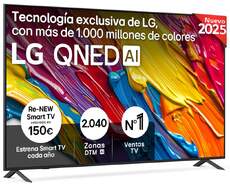 TV LG 86" QNED 86QNED82A6B - 4K Ultra HD, Alfa7, Web OS 25, 20 W RMS, HDR10