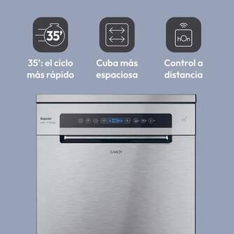LVJ. CANDY CF3C7F0X 8P INOX 47DB WIFI