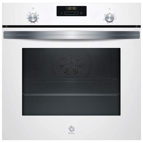 Horno Balay 3HB4131B2 - Clase A, 71L, 7 Funciones, Aqualisis, Raíles Comfort, Blanco