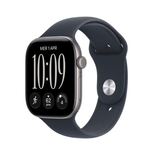 Apple Watch Series 12 GPS +Cellular - Azul marino, 46mm, frec. card&iacute;aca, 24h aut., GPS, talla M/L