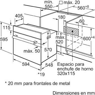 HORNO BALAY 3HB2030X0 MF INOX DISPLAY