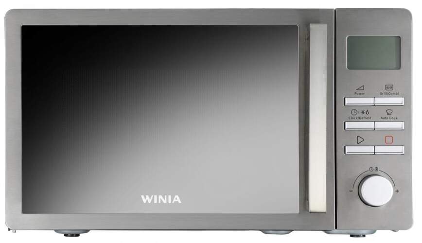 Microondas Winia WKOGW25SM - 800W +Grill, 24 Litros, 5 Intensidades,