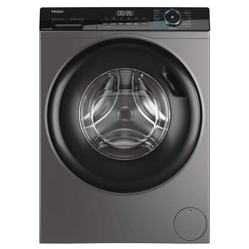 Haier HW90-B14939S8 Lavadora 9kg Clase A - 1400r, 15 Programas, Vapor, ABT, Sensor Carga, Inox