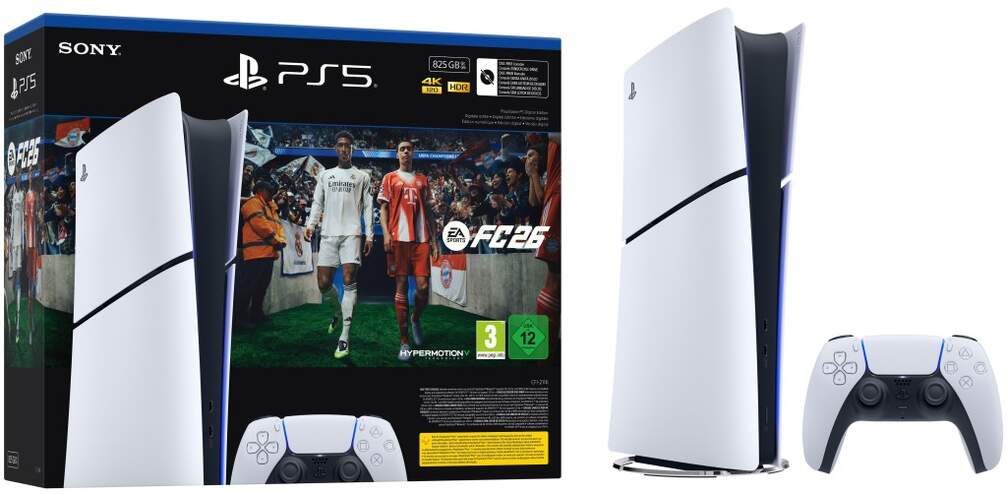 Sony PlayStation 5 Digital Chasis E - Incluye mando y juego FC 26