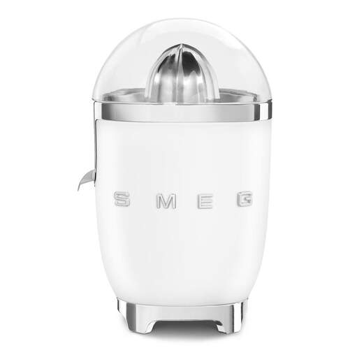 Exprimidor Smeg Cjf01whmeu blanco mate 70w antigoteo en color de 70 sistema