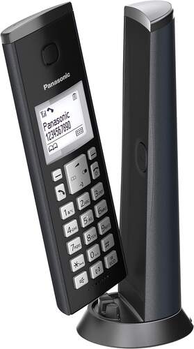 Teléfono Inalámbrico Panasonic KX-TGK210SPB - 1.5", 50 Contactos, Manos libres, Negro