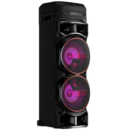 Altavoz LG XBoom RNC9 - 1000W, IPX4, Doble Woofer 8", Mesa Mezclas, Iluminación