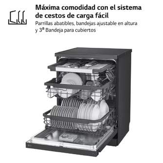 LVJ. LG DF365FMS BLACK INV. 3%%%#170;BAND QUADW DSP