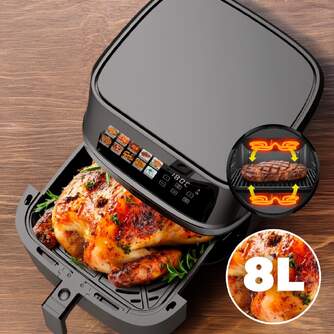 FREIDORA AIRE FAGOR  2200W 8L 2RESIST.