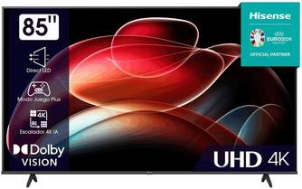 TV HISENSE 85%%%quot; 85A6K UHD SMART TV DTS X HDR10 