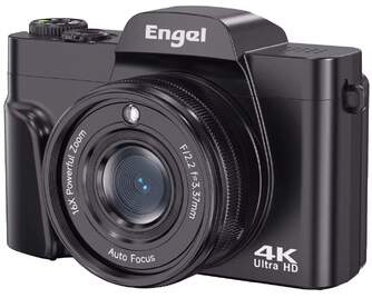 CAMARA ENGEL EC3000B 4K ESTABILIZAD WIFI 3%%%quot; NEGRA