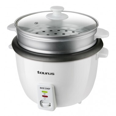 Arrocera Taurus 968934 - 700 W, 1&#39;8 L, Gris, Blanco