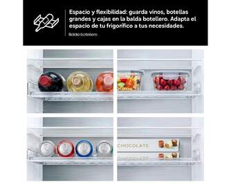 FRICOM. SAMSUNG RB34C775CB1EF 185x60 NF DSP NEGRO