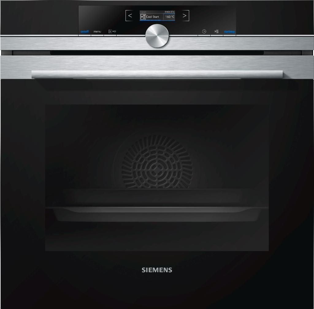 Horno Pirolítico Siemens HB673GBS1 - Clase A+, 10 Funciones