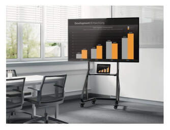 SOPORTE TV HAMA 00118090 TROLLEY RUEDAS 1000X600