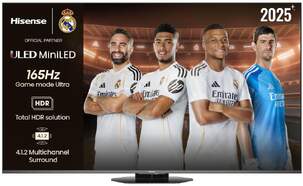 TV Hisense 65" MiniLED 65U8Q - 4K Ultra HD, Smart TV, 165 Hz, 50 W RMS, HDR10+ Adaptive