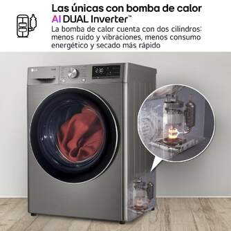 SECADORA LG RH90V9PV2N 9K BC INOX DSP WIFI