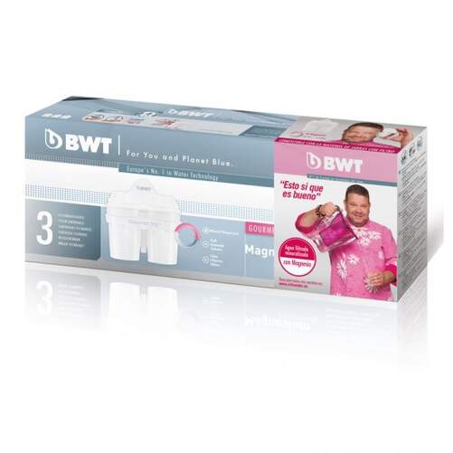 Recambio BWT Pack Filtros - 3 Unidades, Con Magnesio