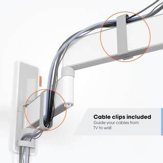 SOPORTE TV VOGEL%%%#39;S 3443 FULL MOTION  MEDIUM BLANCO