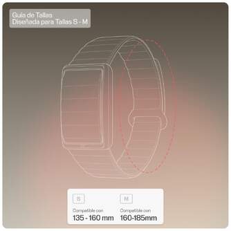 SMART BAND POLAR LOOP GEN2 BLK/CHE SIL S-M