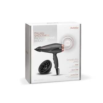 SECADOR BABYLISS 6709DE 2100W AC IONICO GRIS ROSA
