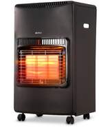 Estufa de gas Butano Artica AEI4200 - Infrarroja, Sist. Seguridad OXI-STOP, Paneles cerámicos, Negra